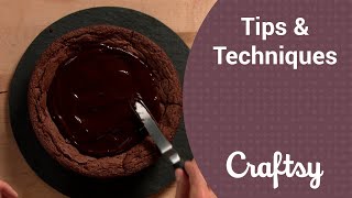 How to Make a Liqueur-Infused Chocolate Ganache Glaze