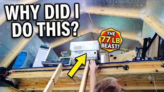 I foolishly put this 77lb vintage Apple printer in the loft. Now what? (LaserWriter Plus)