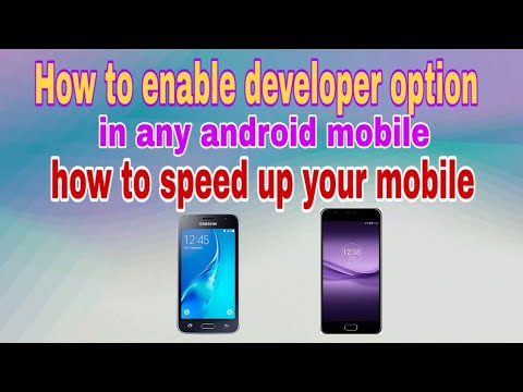 How to enable developer option?  And how to speed up your mobile in any andriod?infocus turbo5 plus.