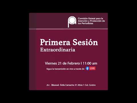 Primera Sesión Extraordinaria