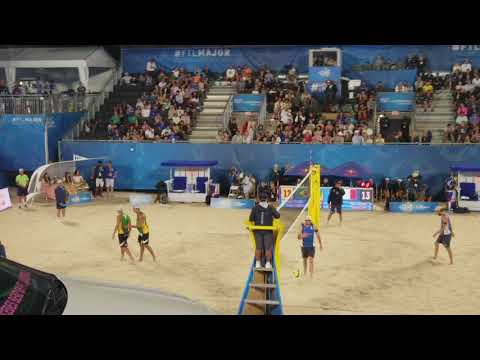 Voley playa 2018 Brasil vs Italia  4tos de finales.