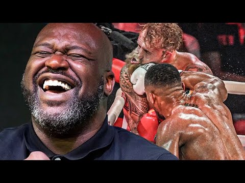 The World REACTS to Jake Paul KNOCKED OUT by Joshua | Shaq, Ryan Garcia & More Celebrities