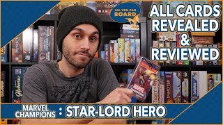 STAR-LORD Hero | Marvel Champions | All NEW Cards REVIEWED & ANALYZED! (So Many ENCOUNTER CARDS!)