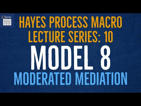 10. SPSS Hayes Process Macro - Model 8 - Moderated Mediation