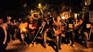 Glen David Andrews takes a Second Line into Tompkins Square Park (Thur 6/4/15)