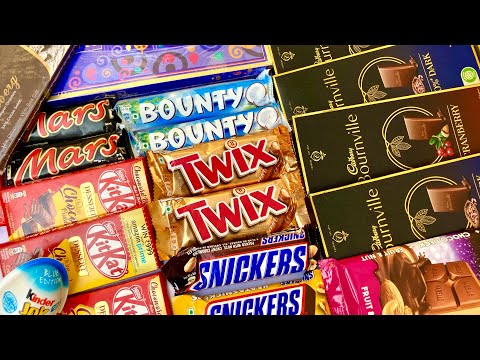 New Lot’s Of Chocolate Opening With ASMR || Cadbury Bournville 50% Dark Chocolate