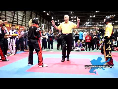 Kelsey Friedlander v Gina Thornton - Womens Sparring Grands - 2014 Quebec Open