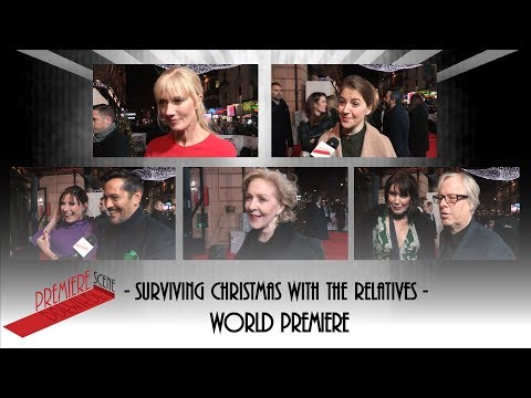 Surviving Christmas with the Relatives - World Premiere interviews - Gemma Whelan, Joely Richardson
