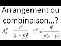 combination arrangement in mathematics