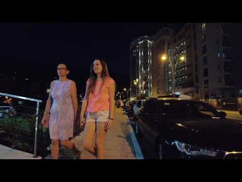 Budva in the evening, Montenegro, 🌡T+29C°,  July - Virtual Walking Tour - Travel Guide - #36/4