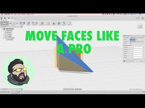 Move faces like a pro in Fusion 360