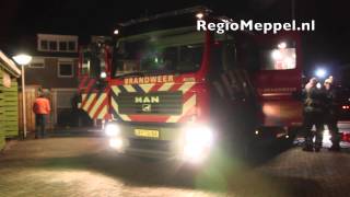 preview picture of video 'Uitslaande schuurbrand in IJhorst'