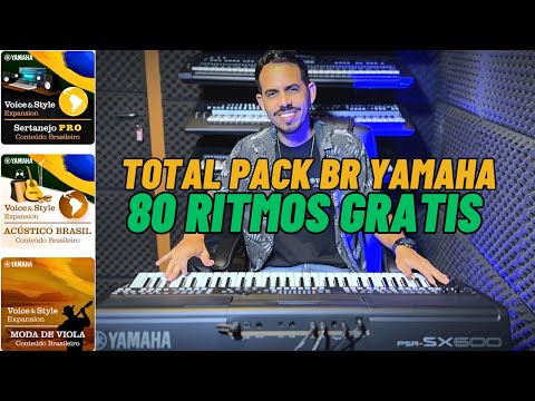 16 PACKS DE RITMOS BRASILEIROS - TOTAL PACK BR YAMAHA