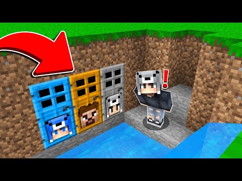 AİLEMİN GİZLİ KAPILARINI BULDUM! 😱 - Minecraft