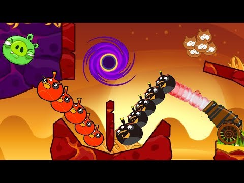 Angry Birds Collection Hacked 3 - FULL WALKTHROUGH SHOOT THE PIGGIES WITH BOMB BIRDS!