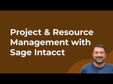 This video demonstrates how to use Sage Intacct for project and resource management, specifically highlighting its application in construction projects.
