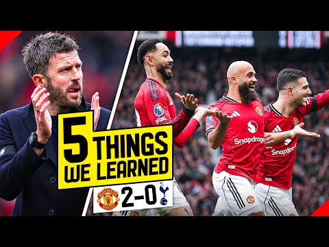 4 WINS IN A ROW! Bruno Hits 200th Goal Involvement! 5 Things We Learned...  Man United 2-0 Tottenham