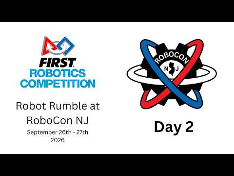 Event Stream - Sep 27 stream thumbnail for RoboCon New Jersey Robot Rumble