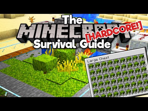 Automatic Redstone Moss Farm! ▫ The Hardcore Survival Guide [Ep.19] ▫ Minecraft 1.17