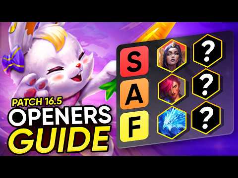 Your Opener Decides Everything in Patch 16.5 | TFT Guide