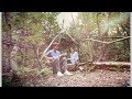 "growing up" in the woods