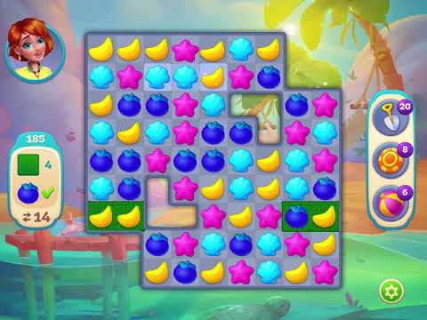 Hawaii Match-3 Mania - Level 185 - No Booster - FULL STORY - CaroGamesNL