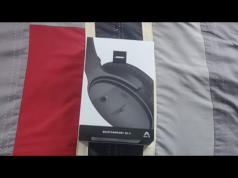 Bose quiet comfort 35 ll headphones unboxing and first impressions