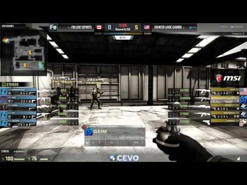 Counter-Logic Gaming vs Follow eSports Game 2 (CEVO-P CS:GO Season 8) - Vansilli & Dust