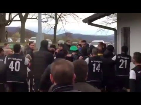 Spielabbruch der Partie zwischen SVA Weidenhausen II und SV Türkgücü