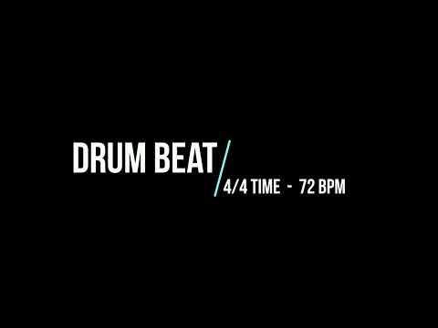 DRUM BEAT - 4/4 TIME [72 BPM]