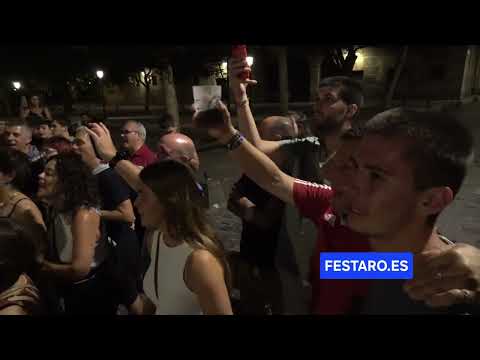 [VIDEO] Jotica popular a San Lorenzo en la plaza Santa Ana