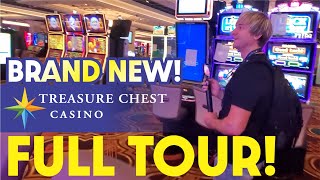 Tour of the Brand New Treasure Chest Casino PLUS a BIG Win!
