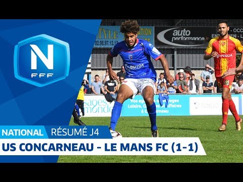 J4 : US Concarneau - Le Mans FC (1-1), le résumé I National FFF 2018-2019