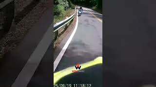 【自摔影片】跑山路真的要專注啊！