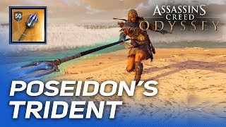 HOW TO GET POSEIDON&#39;S TRIDENT Legendary Spear in Assassin&#39;s Creed Odyssey Breathe Under Water Perk