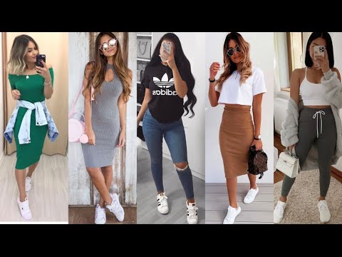 TENDENCIAS PARA 2022 | Moda 2022 |Outfits SENCILLOS LOOKS  2022 Combinaciones DE MODA 2022 CON TENIS