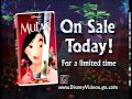 Mulan Disney VHS Commercial 1999