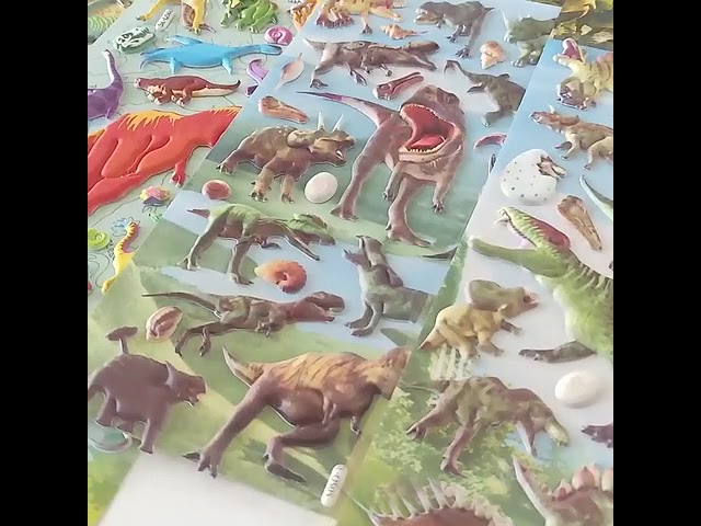 Vídeo relacionado con Annhao Pegatinas para Niños, 1000+ Pegatinas 3D Puffy Stickers para Regalos Gratificantes Scrapbooking Que Incluye Camiones, Aviones, Animales, Peces, Dinosaurios,Números,Frutas,Letras y Más(40 Hojas)