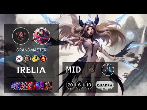 Irelia Mid vs Ekko - KR Grandmaster Patch 11.5