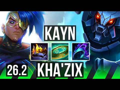 KAYN vs KHA'ZIX (JGL) | 51K damage | EUNE Master | 26.2