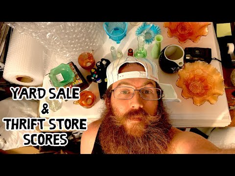 Yard Sales Thrift Stores and More - What Did We Score? - Over The Years