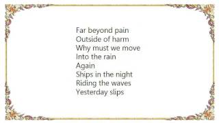 Jack Bruce - Ships in the Night Lyrics