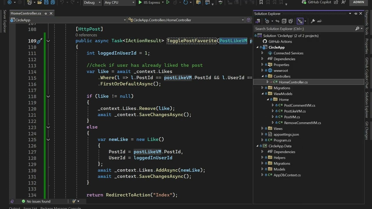 43. Creating an Action To Toggle Post Favorite Option
