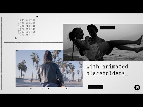 Geometrical Glitches Modular Template for Apple Motion & FCPX