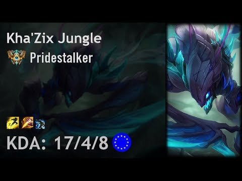 Kha'Zix Jungle vs Elise - Pridestalker - EUW Challenger Patch 7.20
