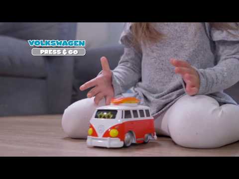 BB JUNIOR autobusiukas Volkswagen Press &amp; Go, 16-85110