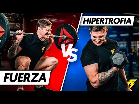Diferencias en el Entrenamiento para GANAR FUERZA vs GANAR MÚSCULO