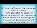 Aretha Franklin - Truth And Honesty Lyrics
