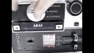 Video thumbnail for Akai X-200D Custom Deck Reel to Reel Solid State 3-Motor Auto Reverse by striker1211