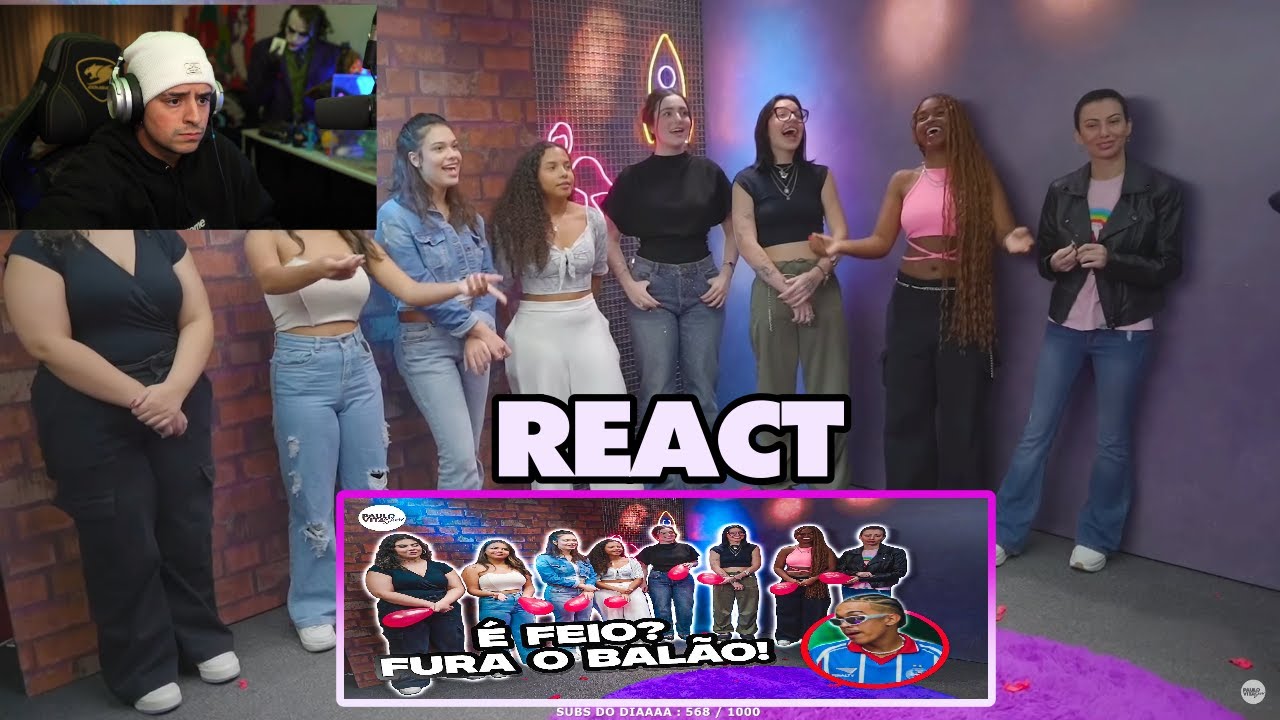 CORINGA REAGINDO A : Furou o balão, TROCOU DE DATE! Paulo Vita Show